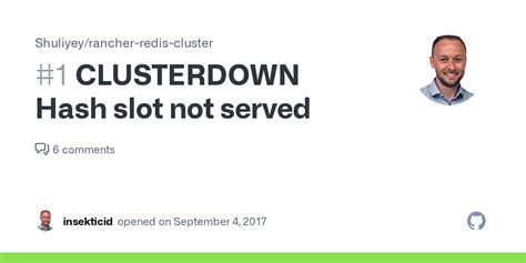 clusterdown hash slot not served - redis: CLUSTERDOWN Hash slot not served 